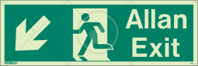 Exit Allan arrow down left