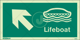 Lifeboat - Up Left Directional