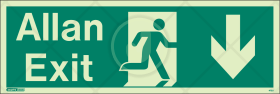 Exit Allan arrow down
