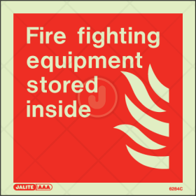 Fire Fighting Equipment stored inside