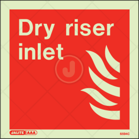 Dry riser inlet