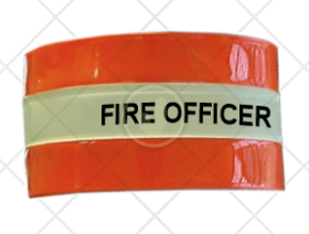 Fire officer red High Visibility Armband