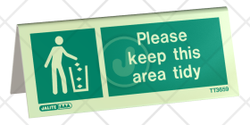 Please keep this area tidy