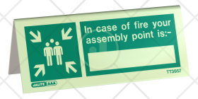 In case of fire your assembly point is: