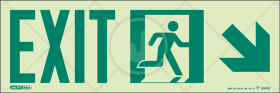 Exit Down Right, Exit direction Down Right, Exit go Down Right