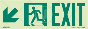 Exit Down Left, Exit diection Down Left, Exit go Down Left
