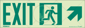 Exit Up Right, Exit direction Up Right, Exit go Up Right