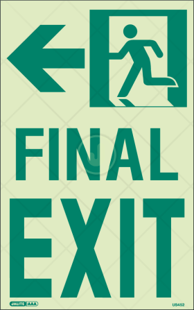 Final Exit Left, Final Exit direction Left, Final Exit go Left